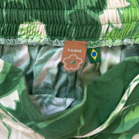 Farm Rio Groove Pants P XS Green Floral Print - Picture 7 of 15